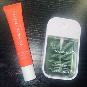 Summer Fridays Lip Butter Balm (Poppy) & Touchland Power Mist